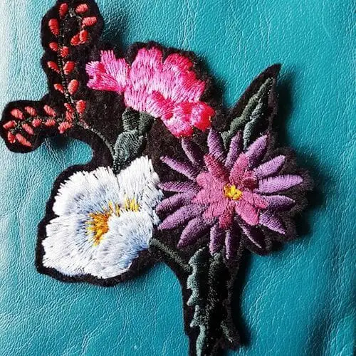 Embroidery by KG Design - Floral Bouquet Patch
