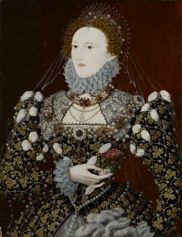 'The Phoenix' Portrait of Queen Elizabeth I by Nicholas Hilliard 1575