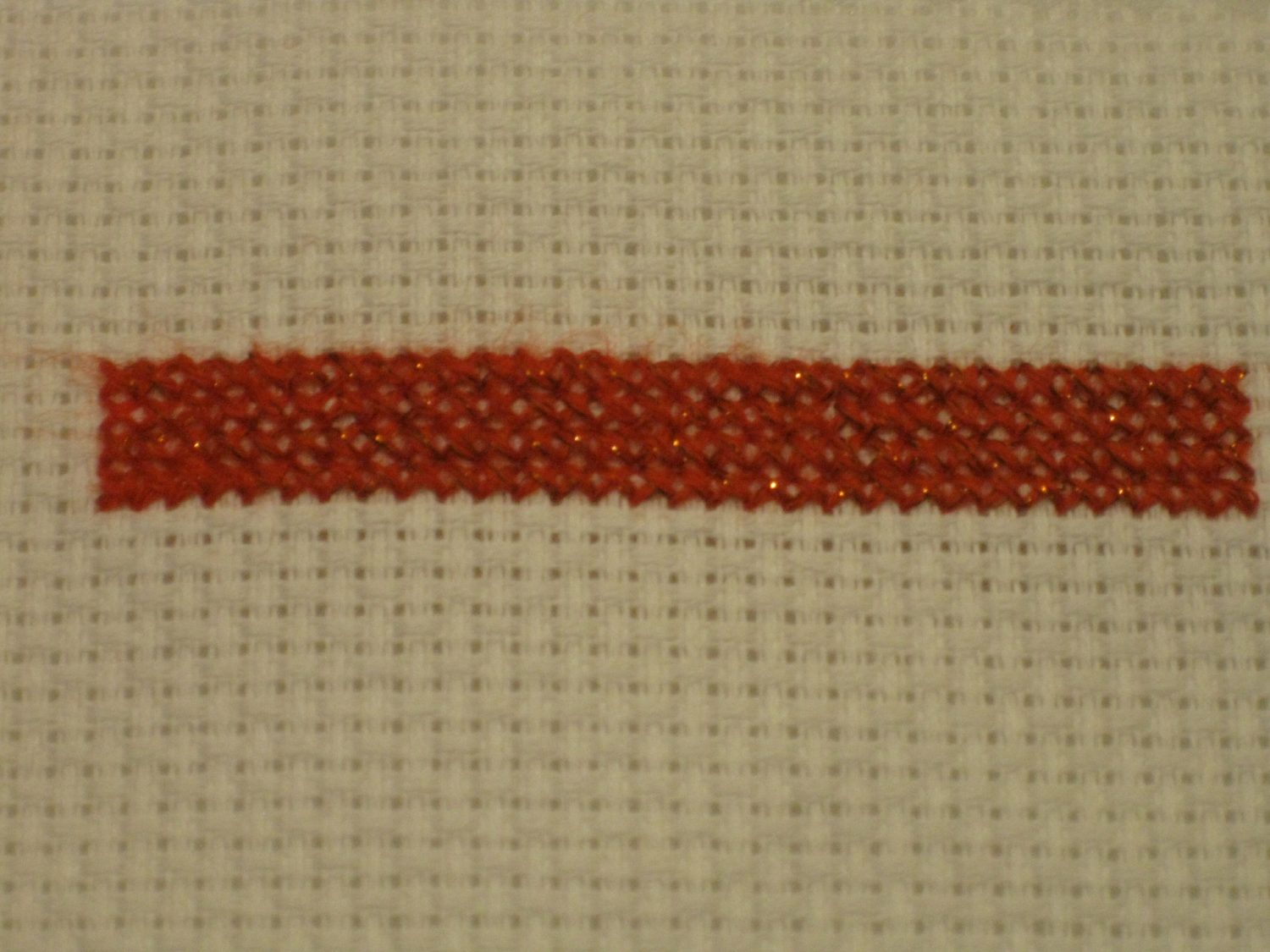 Sample Stitching of DMC Etoile