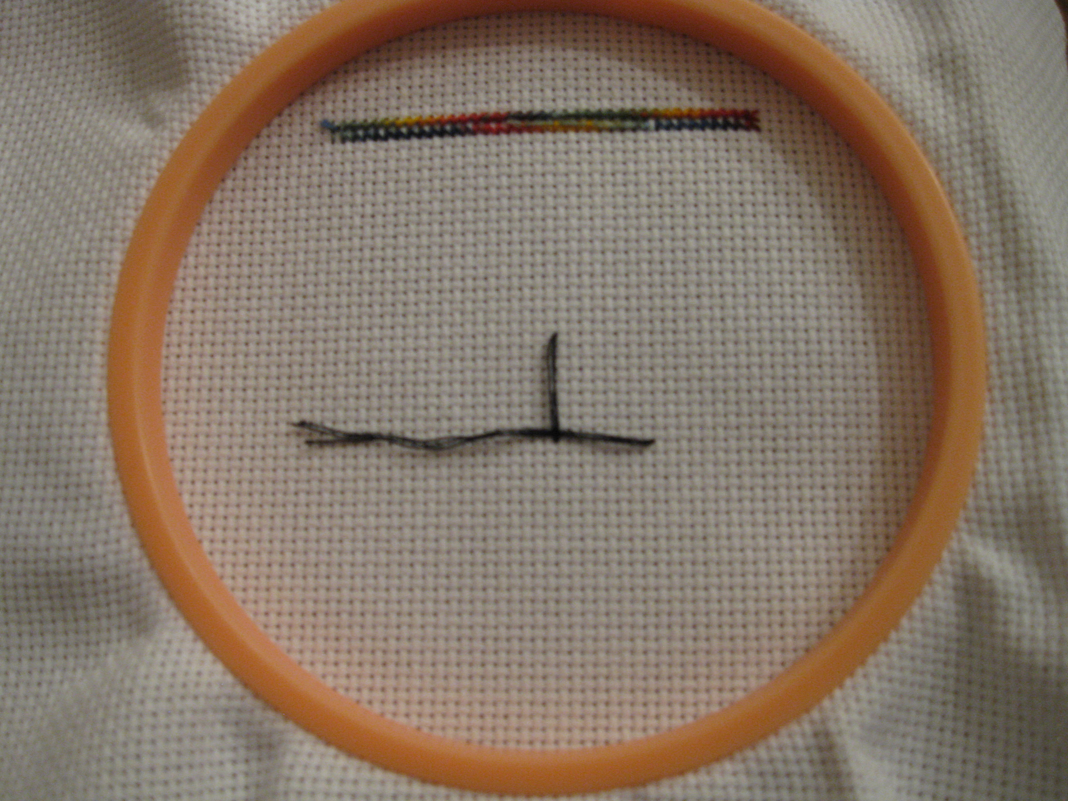Back of Step Two-Isolation Stitch