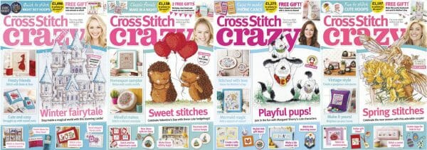 Cross Stitch Crazy covers for January to April 2017
