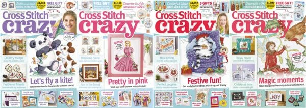 Cross Stitch Crazy covers for September to December 2017