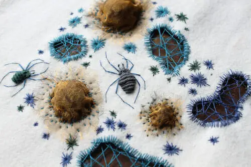 Adam Pritchett - Spider Nest Embroidery