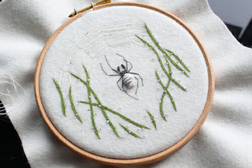 Adam Pritchett - Wolf Spider Embroidery
