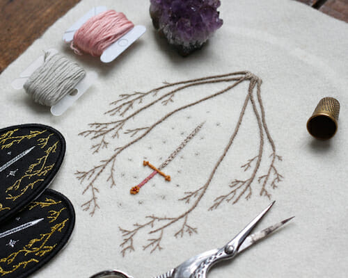 Adam Pritchett - Sword Embroidery