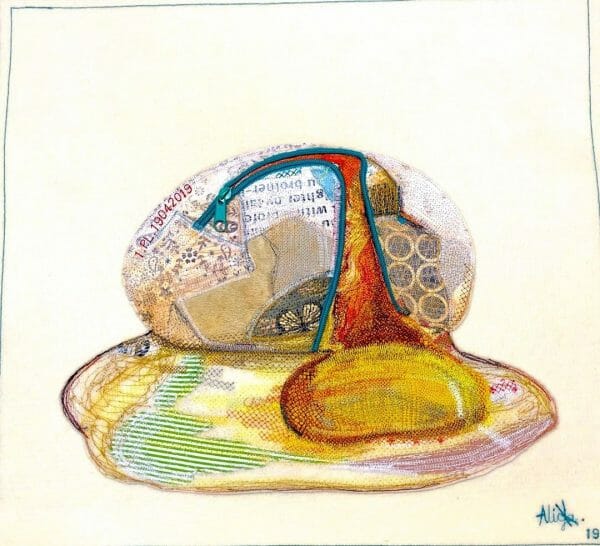 Alicja Kozłowska - Broken Egg - Art Quilt