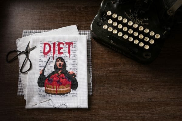 Marina Bolmini's Diet design for XStitch Magazine Issue 8