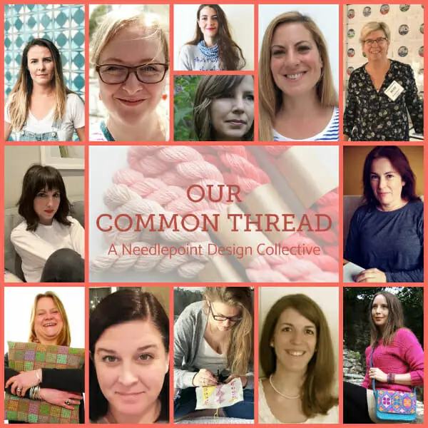 The smiling faces of Our Common Thread, A Needlepoint Collective