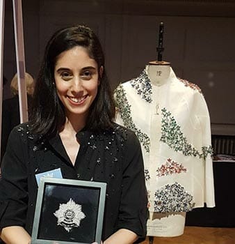 Meet Shlomit Bela Tawfik, second-place winner in the Hand & Lock Prize for Embroidery, Textile Open category