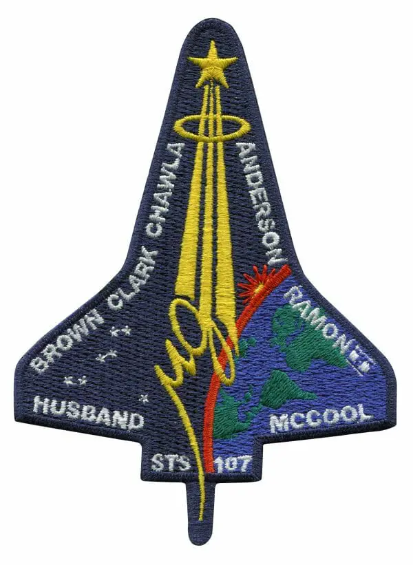 NASA Space Shuttle flight 113 (STS-107) Mission Patch