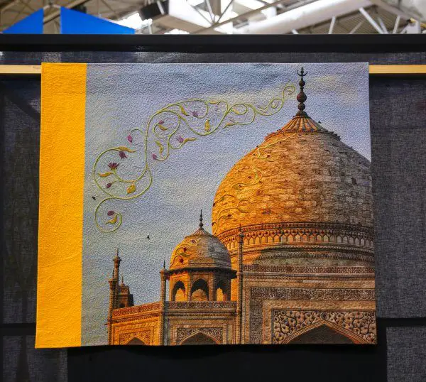 Festival of quilts 2019 work - Taj Mahal