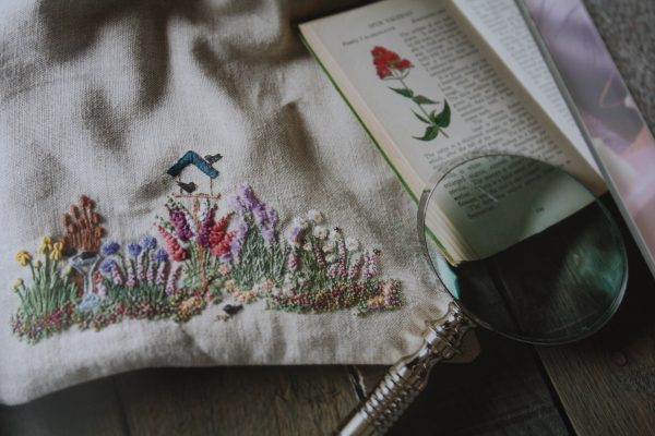 Embroidered Country Gardens by Lorna Bateman