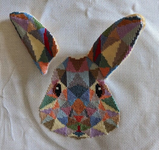 Craft Rocks: 3D Cross Stitch Rabbit