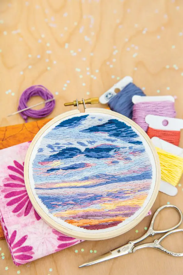 Doodle Stitching Embroidery Art by Aimee Ray