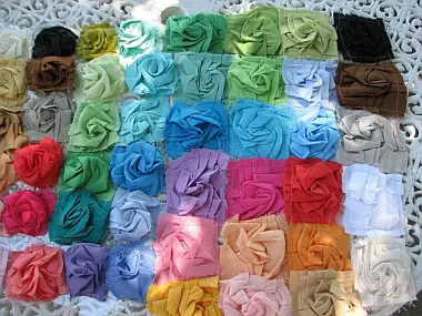 Calamity Kim's fabric roses