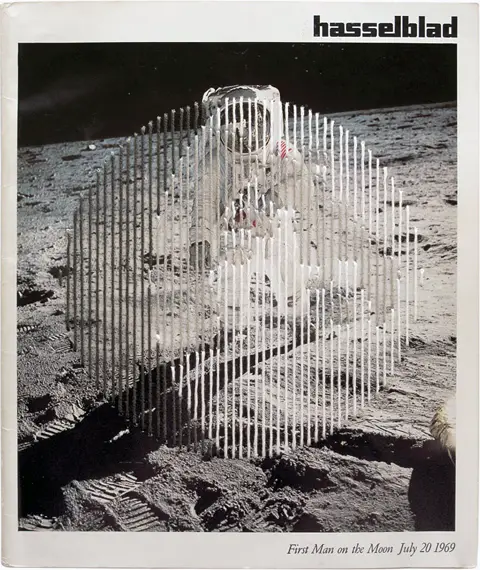 Shaun Kardinal - Moon No 1 - embroidered postcard