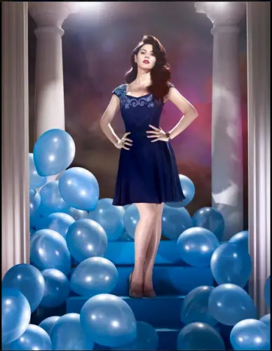 Blue dress baloons marina