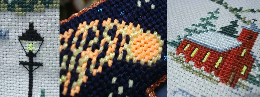 Glow in the Dark Cross Stitch Threads - How and Why to Use Them ⋆