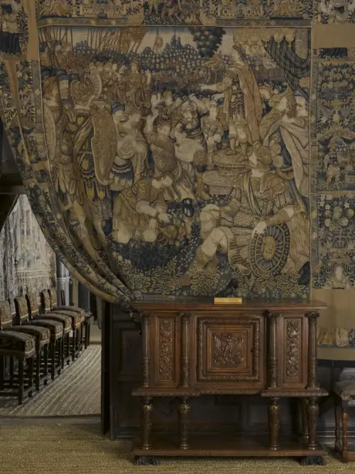 Tapestry at Hardwick Hall, National Trust
