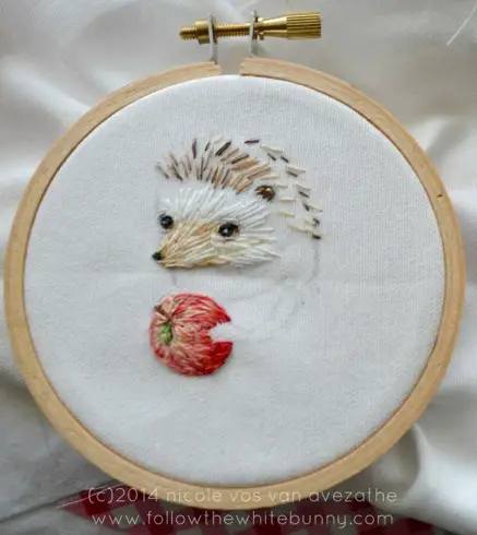 Hedgie in process.