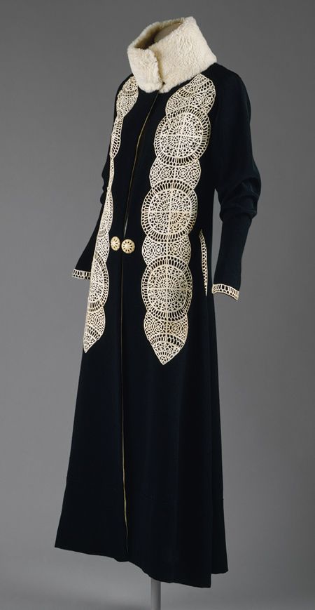 Poiret leather applique coat. 1919 © Metropolitan Museum