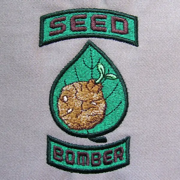 Seed Bomber Patch-Styled Design by Erich Campbell