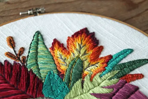 IttyBittyBunnies - Leaf Bouquet Embroidery