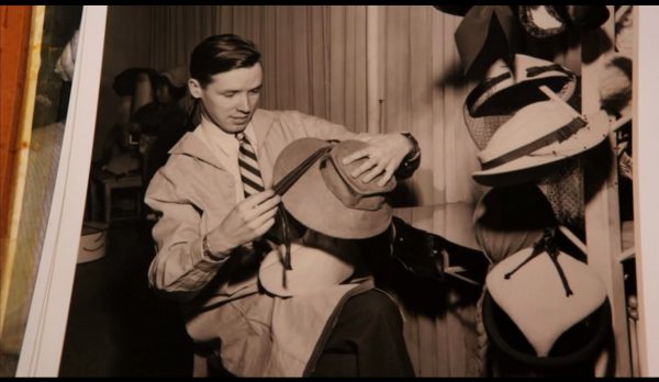 Bill Cunningham was a milliner in his younger years (screen capture from the film "Bill Cunningham New York").