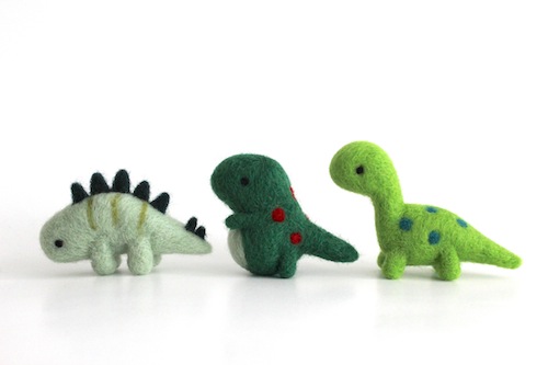 Wild Whimsy Woolies - Needle Felted Dinosaurs