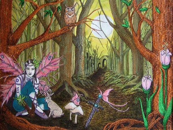 Anne Waller's Fairytale Magic | Machine Embroidery