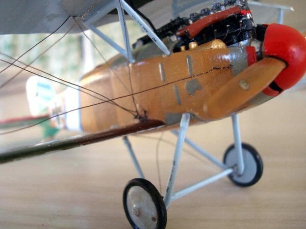 Yes that's Kreinik Cord as the rigging on this model airplane.