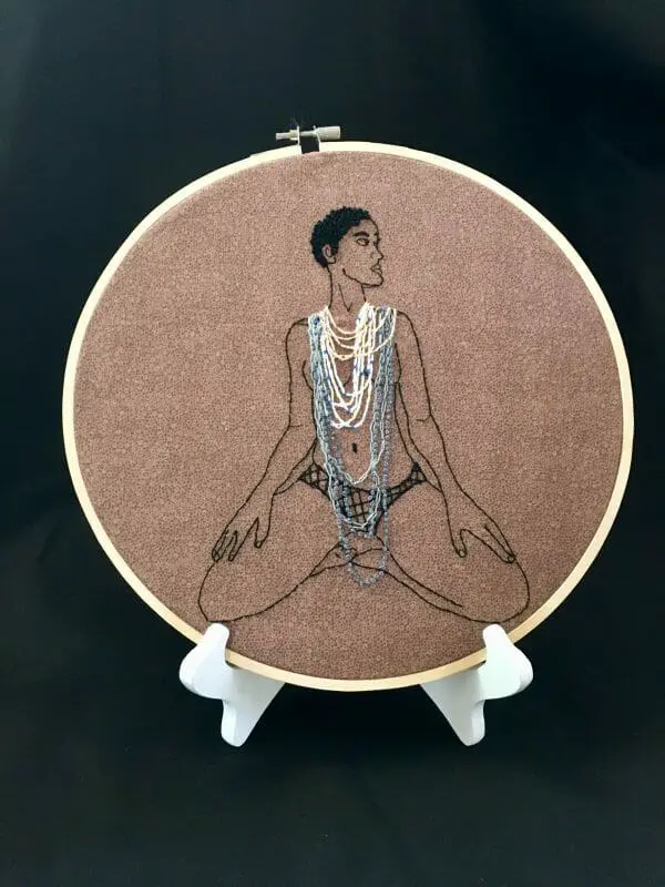 A Subtle Notion - Goddess - Hand Embroidery