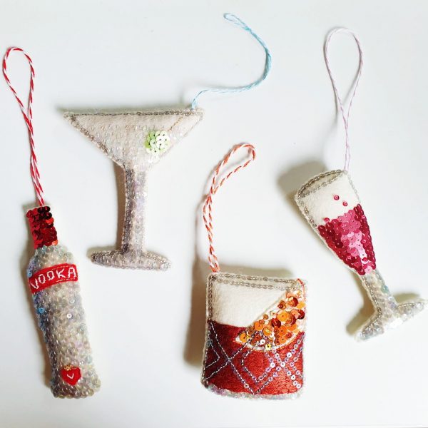 Embroidered Elixirs: A Journey Through Drink-Inspired Textile Art