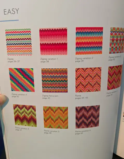 Method examples

Bargello Stitch: A Pattern Directory for Dramatic Needlepoint by Laura and Lynsey Angell